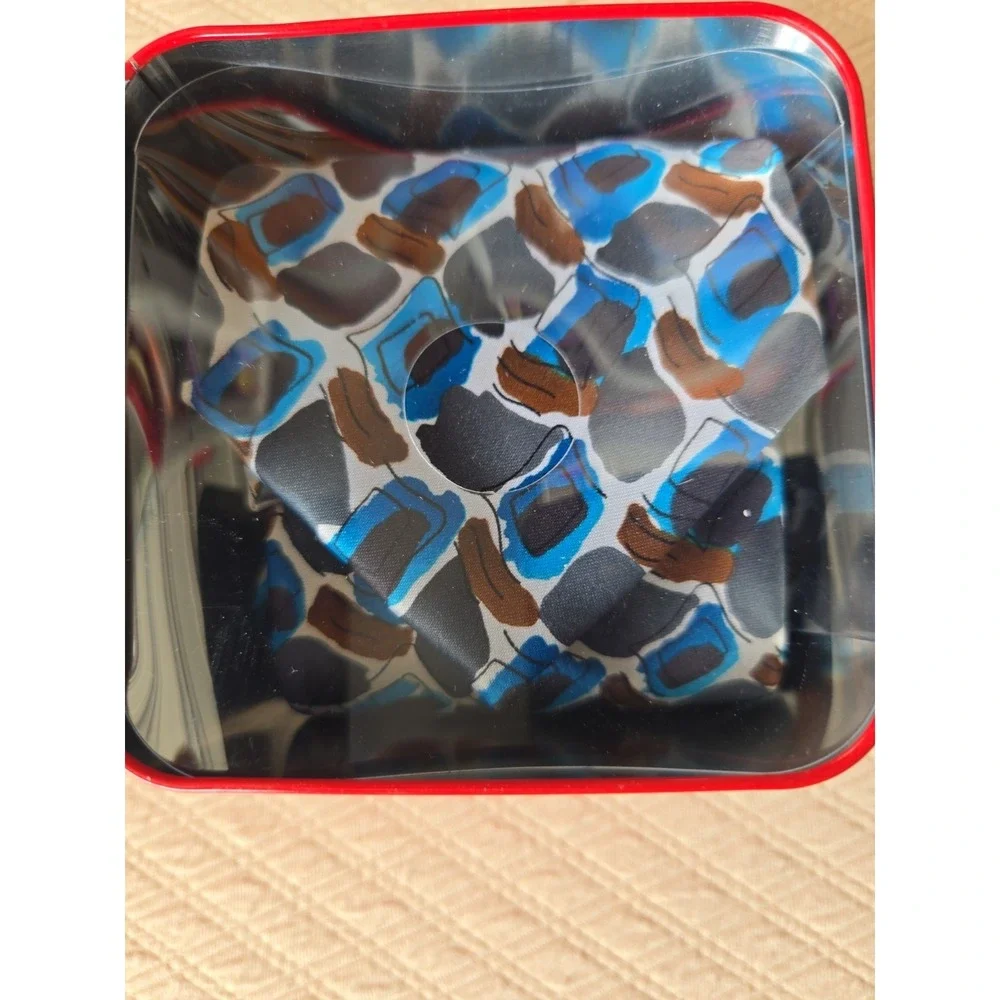 New, Jerry Garcia  'Ritual Moon'Tie TIN Unique Collectible Item, blue Pattern